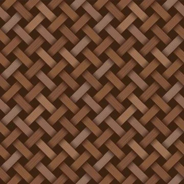 Bamboo woven pattern Stock Illustration