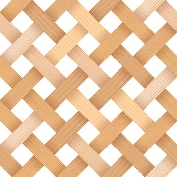 Bamboo woven pattern Stock Illustration