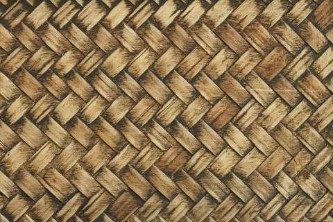Bamboo woven texture Foto stock