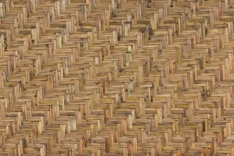 Bamboo Woven Wall Stock Photos