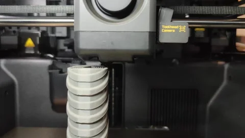 Bambu 3D Printer‘s Working Process Close-up, Shenzhen Technology Stock-Footage 342687434