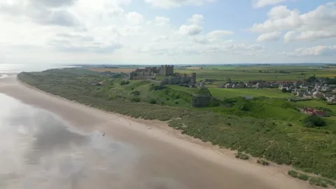 Bamburgh, England Stock Footage 246385539