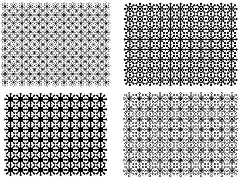 B&amp;amp;w textures  Stock Illustration