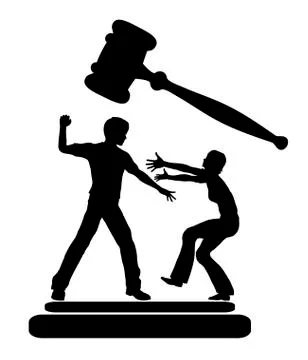 Ban Corporal Punishment Stock Illustration