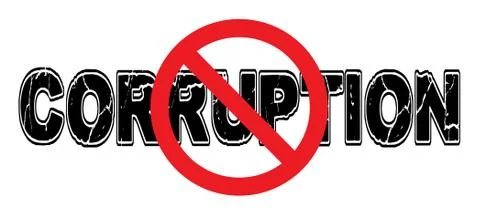 Ban Corruption Stock Illustration