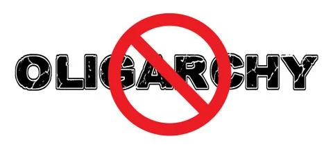 Ban Oligarchy Stock Illustration