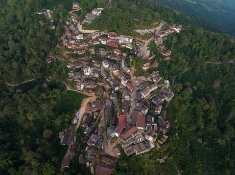 Ban Pha Hee is a remote Akha hill tribe village Stock-Fotos