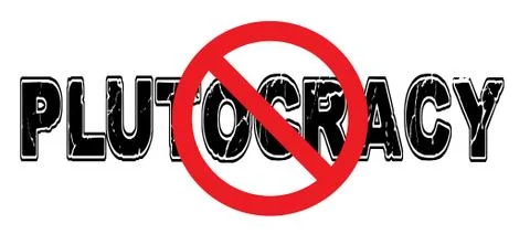 Ban Plutocracy Stock Illustration