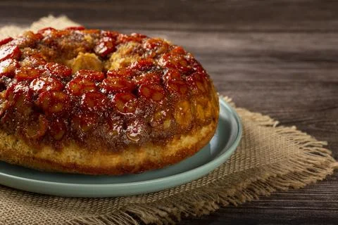 Banada cake on the table. Stock Photos