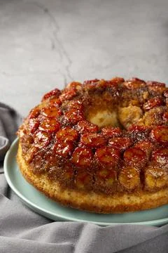 Banada cake on the table. Stock Photos