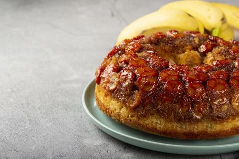 Banada cake on the table. Stock Photos