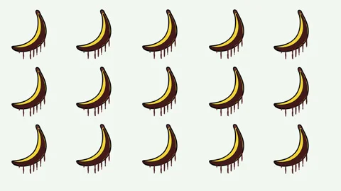 Banana background Stock Footage 139150819