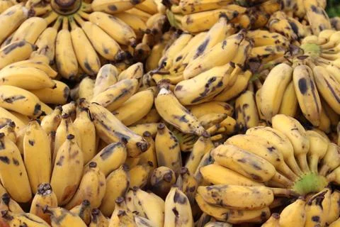 Banana background Stock Photos