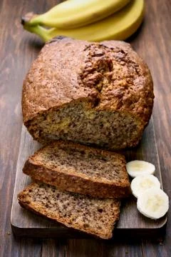Banana bread Stock Photos