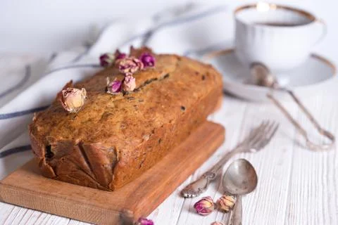 The banana bread Stock Photos