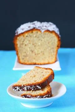 Banana  bread 库存照片