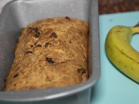 Banana bread Foto stock