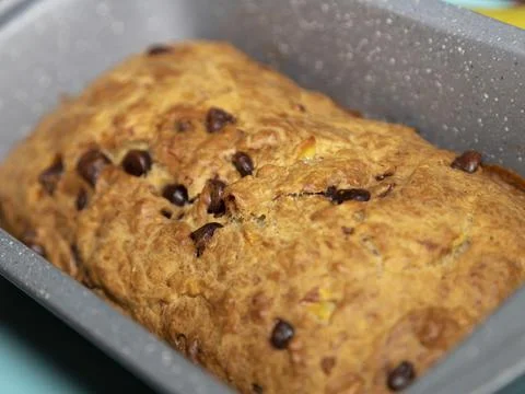 Banana bread Foto stock
