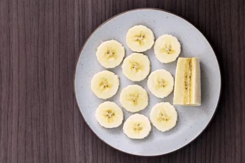 Banana for breakfast Stock Photos
