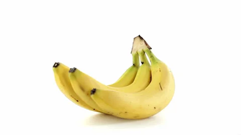 Banana bunch front view Vidéo 23729288