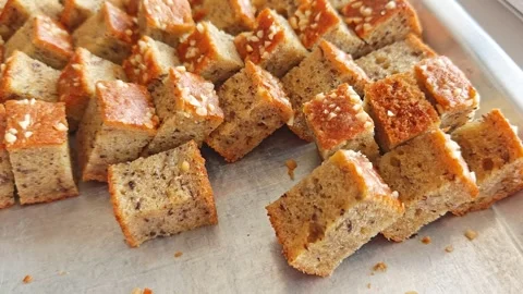 Banana cake Stock Footage 332690792