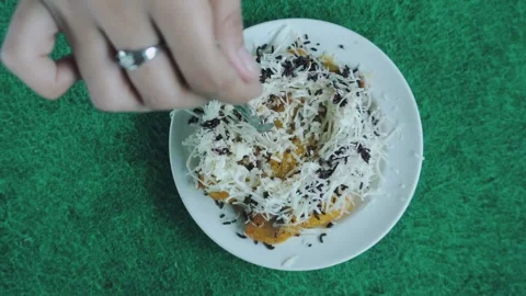 Banana cheese Stock Footage 265751728