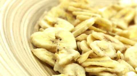 Banana Chips 1 Stock-Footage 31170586