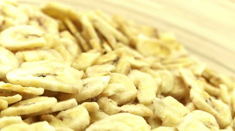 Banana chips 2 Stock-Footage 31171924