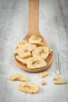Banana chips Stock Photos