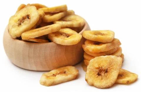 Banana chips Stock Photos