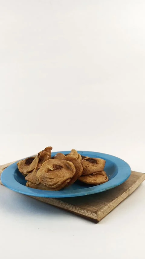 Banana chips snack Stock Footage 322594262