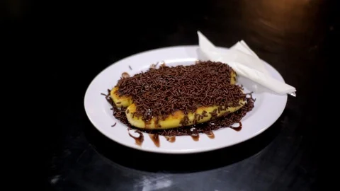 Banana Chocolate Stock Footage 107353541