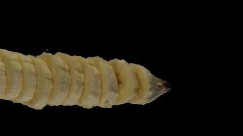 Banana close up background. Vidéo 74563196