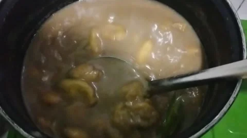 Banana compote Stock Footage 330110247