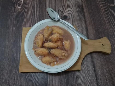 Banana compote Stock Photos