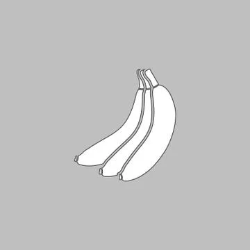 Banana computer symbol Stock Illustration