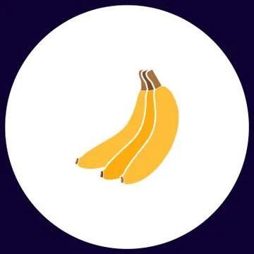 Banana computer symbol Stock-Illustration