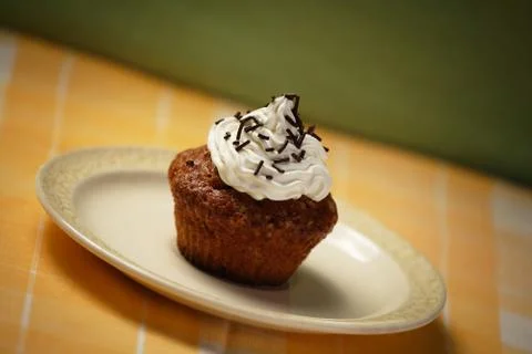 Banana Cupcake Stock Photos