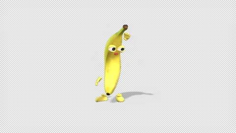 Banana dance Video stock 205979192