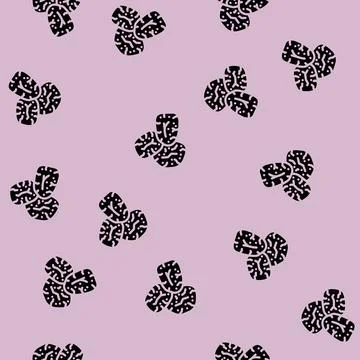 Banana dried fruit glyph vector seamless pattern Stock Illustration