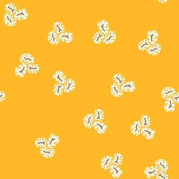 Banana dried fruit vector seamless pattern Stock Illustration