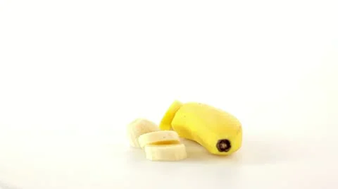 Banana on the floor Video stock 21405994