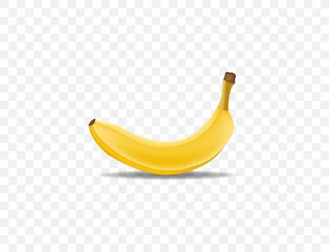 Banana, fruit 3d icon. Vector illustration. Иллюстрация