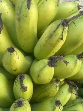 The banana fruit Stock Photos