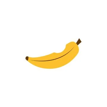 Banana fruit vector design template illustration Stock Illustration