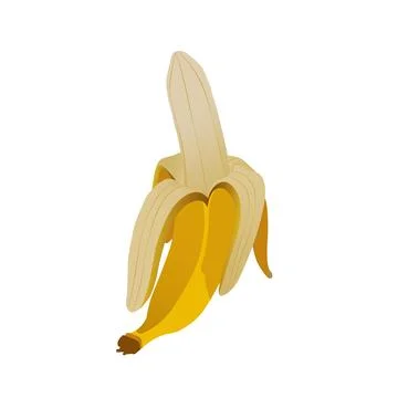 Banana Fruit Vector Illustrazione stock