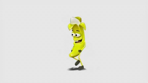 Banana funny dancing 库存影片 163283248