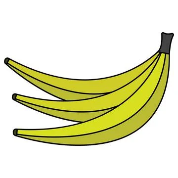 Banana icon vector Stock Illustration