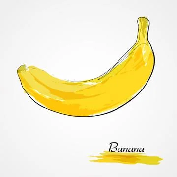 Banana Stock Illustration