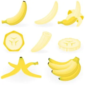 Banana Ilustración de archivo